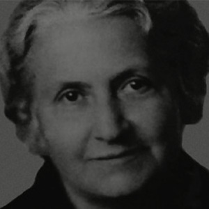Retrato de María Montessori