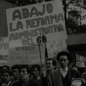 Protesta contra reforma administrativa - Paro Cívico del 14 de septiembre de 1977 en Bogotá.