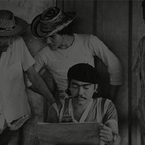 Orlando Fals Borda en trabajo de campo