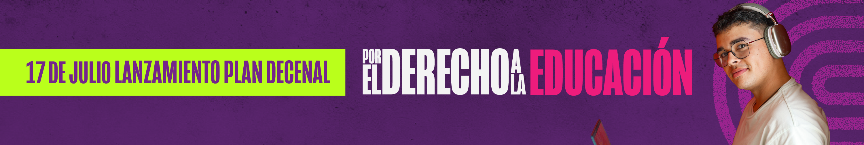 Banner por el derecho a la educación Banner por el derecho a la educación